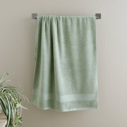 Catherine Lansfield Anti-Bacterial Cotton 50X85Cm Hand Towel Sage Green