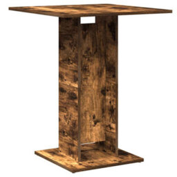 Vidaxl Bistro Table Smoked Oak 60X60X75 Cm Engineered Wood - thumbnail 2
