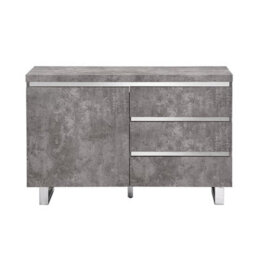 Furniture in Fashion Sydney Small Sideboard With 1 Door 3 Drawer In Concrete Effect - thumbnail 4