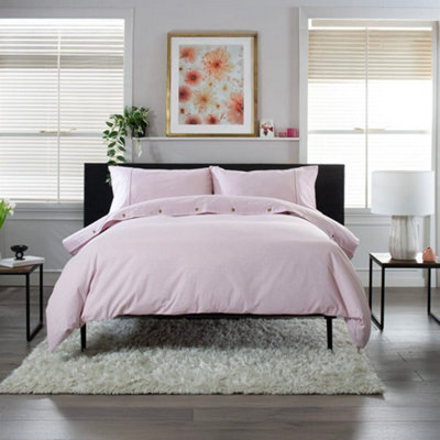 The Lyndon Company Gingham Duvet Cover Set  - Soft & Breathable Cotton With Double Piped Edges - image 1