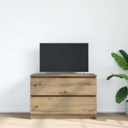 Berkfield Tv Cabinet Artisan Oak 80X35X54 Cm Engineered Wood - thumbnail 3
