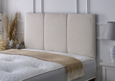 "Slumbre Alton Chenille 3Ft Single 24"" Headboard - Stone"