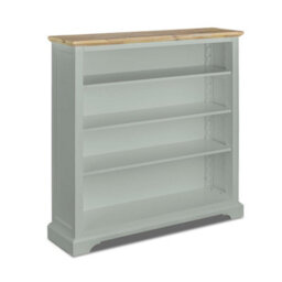 Statement Furniture Florence Sage Green Bookcase With Adjustable Shelves, Fully Assembled Bookshelf - thumbnail 2