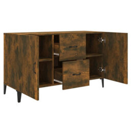 Vidaxl Sideboard Smoked Oak 100X36X60 Cm Engineered Wood - thumbnail 7