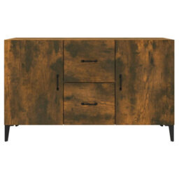 Vidaxl Sideboard Smoked Oak 100X36X60 Cm Engineered Wood - thumbnail 5