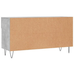 Berkfield Shoe Bench Concrete Grey 102X35X55 Cm Engineered Wood - thumbnail 8