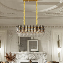 Vrygle 60Cm Crystal Ceiling Light Fixture Led Chandelier Pendant Lamp Living Room Lobby Lounge - thumbnail 8