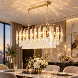 Vrygle 60Cm Crystal Ceiling Light Fixture Led Chandelier Pendant Lamp Living Room Lobby Lounge - thumbnail 7