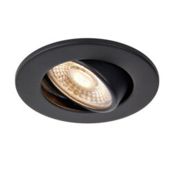 Luminosa Lighting Luminosa Shieldeco 500 Cct Tiltable Light 5W Recessed Downlight Matt Black Paint - thumbnail 2