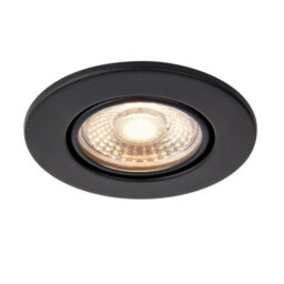 Luminosa Lighting Luminosa Shieldeco 500 Cct Tiltable Light 5W Recessed Downlight Matt Black Paint - thumbnail 3