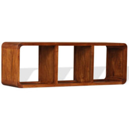 Berkfield Tv Cabinet Solid Wood With Honey Finish 120X30X40 Cm - thumbnail 3