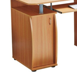Wicklow Computer Desk With Cabinet And 3 Drawers - Beech - thumbnail 5