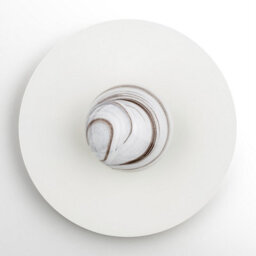 Luminosa Lighting Luminosa Piava Globe Ceiling Light White-Brown (Marble Colour), Cream White - thumbnail 5