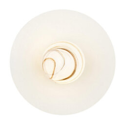 Luminosa Lighting Luminosa Piava Globe Ceiling Light White-Brown (Marble Colour), Cream White - thumbnail 2