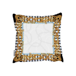 Andrew Lee Scarf Gold Metal Objects (Outdoor Cushion) / 60Cm X 60Cm - thumbnail 5