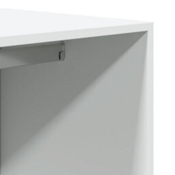 Vidaxl Wardrobe White 80X50X200 Cm Engineered Wood - thumbnail 8