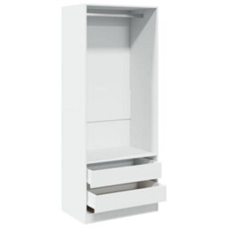 Vidaxl Wardrobe White 80X50X200 Cm Engineered Wood - thumbnail 5