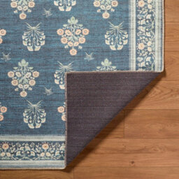 Livabliss Thistle-Washable Blue Green Beige Modern Floral Living Dining Rug 160 X 220 Cm Easy Care, Non Shedding - thumbnail 3