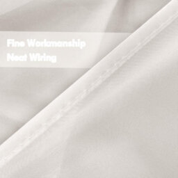 Luxury Living Elegant Plain Voile Curtain Panels Pair With Free Tie Backs White - thumbnail 4