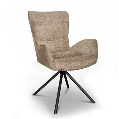Sonara Modern Swivel Accent Chair Stylish Upholstered Seat Set Of 1 - image 1