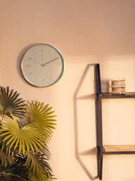Orsina Versatile Gold And Mint Green Finish Wall Clock, Functional And Stylish Indoor Clock, Wall Clock For Outdoor - thumbnail 5