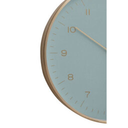 Orsina Versatile Gold And Mint Green Finish Wall Clock, Functional And Stylish Indoor Clock, Wall Clock For Outdoor - thumbnail 3