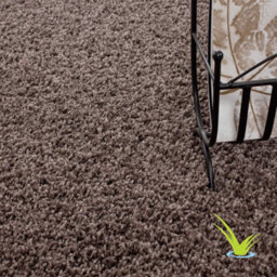 STALWART Modern Shaggy Rug - 5Cm Thick Pile Soft Touch Washable Area Rugs Carpet (Tapue, 120X170Cm) - thumbnail 5