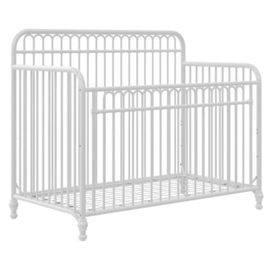 Dorel Home Ivy 3In1 Convertible Cotbed Metal White - image 1
