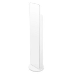 Living And Home Warm White Square Rotating Full-Length Mirror (40Cm X 40Cm X 168Cm) - thumbnail 1
