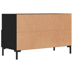 Berkfield Tv Cabinet Black 80X36X50 Cm Engineered Wood - thumbnail 8
