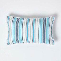 Homescapes Cotton New England Stripe Cushion Cover, 30 X 50 Cm - thumbnail 1