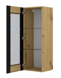 Arte Mondi B Entertainment Wall Unit H1720mm W1880mm D400mm -Living Room Furniture In Modern Oak Artisan Finish - thumbnail 3