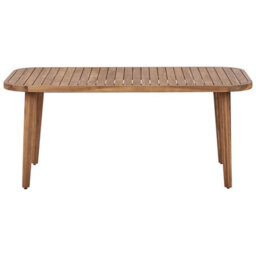 Beliani Garden Dining Table Paraggi 180 Cm 90 Cm Certified Acacia Wood Brown - thumbnail 4
