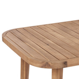 Beliani Garden Dining Table Paraggi 180 Cm 90 Cm Certified Acacia Wood Brown - thumbnail 5