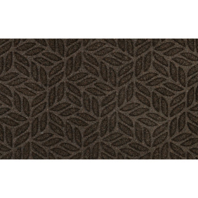 Kleen-Tex Wash + Dry Dune Leaves Dark Brown 45X75 - image 1