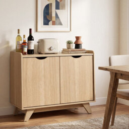 2 Door Storage Cabinet With 5-Level Adjustable Shelf - thumbnail 6
