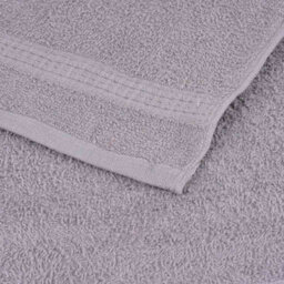 Berkfield Bath Towels 10 Pcs Grey 100X150 Cm 360 Gsm 100% Cotton - thumbnail 6