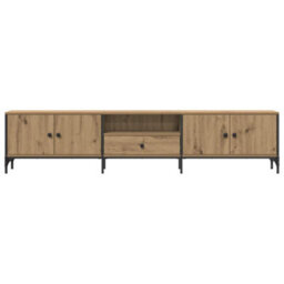 Berkfield Durable Tv Cabinet With Drawer Artisan Oak 200X25X44 Cm Engineered Wood - thumbnail 5