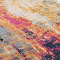 Loomed Fun Multicolour Distressed Abstract Area Rug 200X290Cm - thumbnail 4