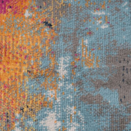 Loomed Fun Multicolour Distressed Abstract Area Rug 200X290Cm - thumbnail 5