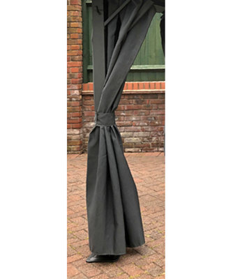 Glendale Garden & Leisure Replacement Curtains Set For Highfield L400 X W300 Cm - Grey