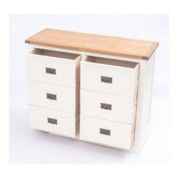 Cabinet Bits Cosenza 6 Drawer Chest Of Drawers Bras Drop Handle - thumbnail 5