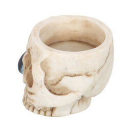 Something Different Skull & Snake Tealight Holder White (One Size) - thumbnail 3