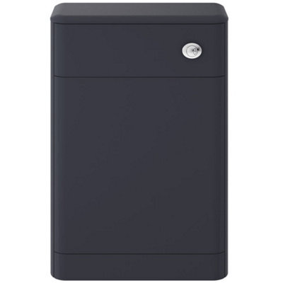 Hudson Reed Solar Back-To-Wall Wc Unit, Matt Grey, 552 X 800 X 201 mm, Wall-Mounted, 5 Year Guarantee - image 1