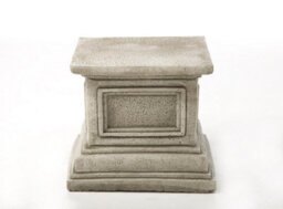Pair Of Large Victorian Stone Cast Urns With Plinths - thumbnail 7