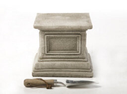 Pair Of Large Victorian Stone Cast Urns With Plinths - thumbnail 8