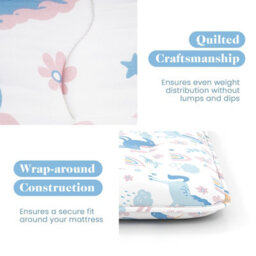Costway Small Double Japanese Tatami Mat Floor Futon Mattress 190 X 120 X 10 Cm-Colorful - thumbnail 7