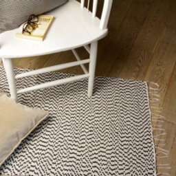 Proheeder Handmade Recycled Cotton Area Rug - White Diamond (140 X 70Cm) - thumbnail 5