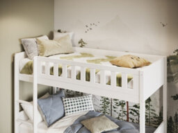 Flair Bea Wooden Bunk Bed - White - thumbnail 3