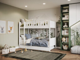 Flair Bea Wooden Bunk Bed - White - thumbnail 6